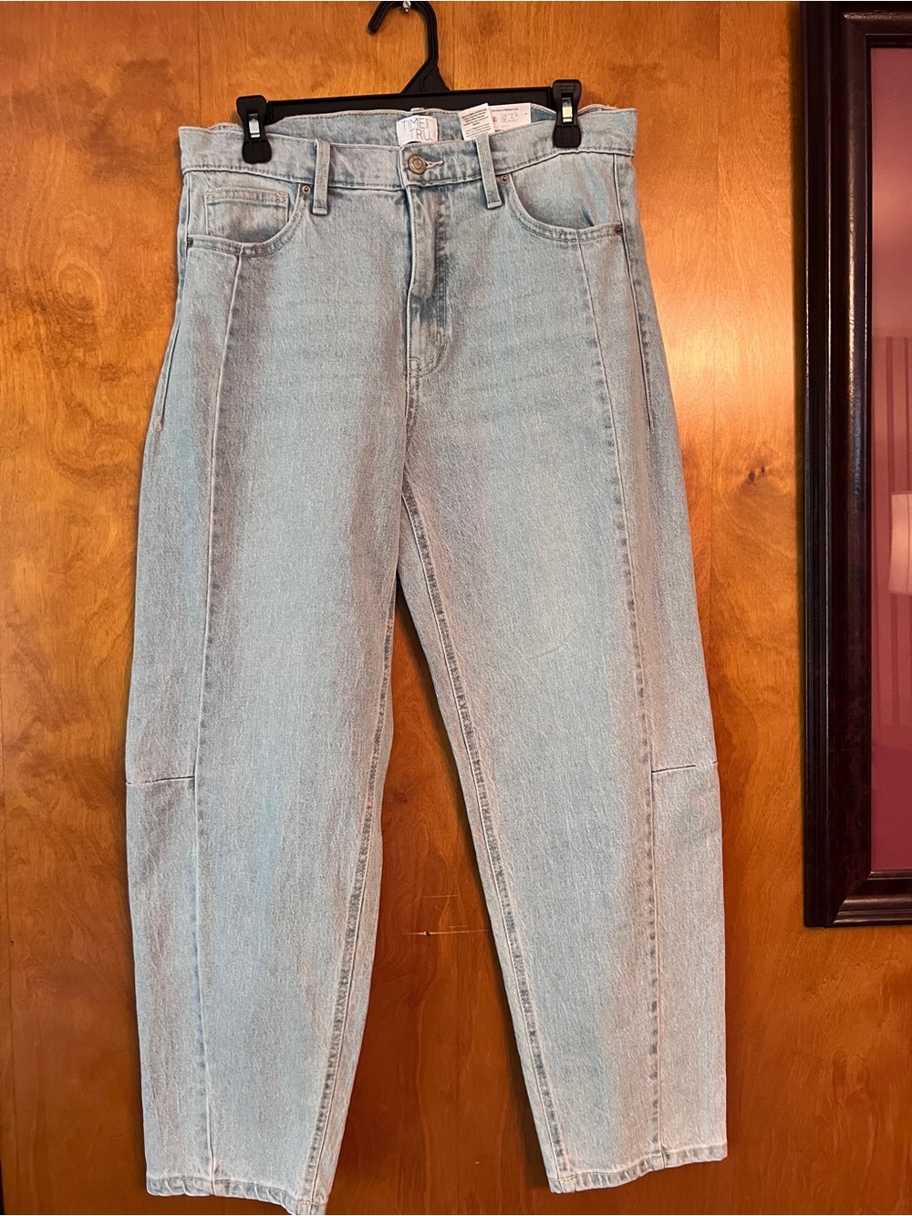 NWT TIME & TRU BARREL JEANS SIZE 8